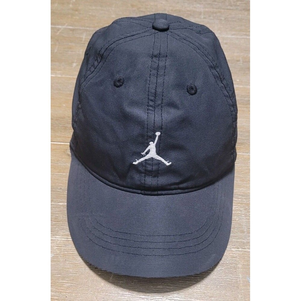 Nike Air Jordan Jumpman Kids Baseball Cap Black Adjustable Strapback 3-7